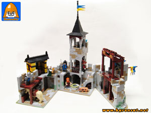 Lego moc Black Falcon Outpost Open
